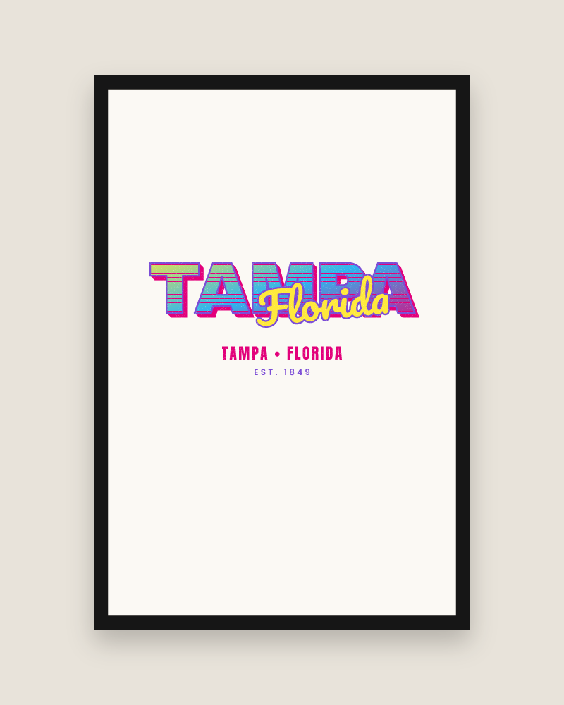 Tampa Music TV Matte Poster