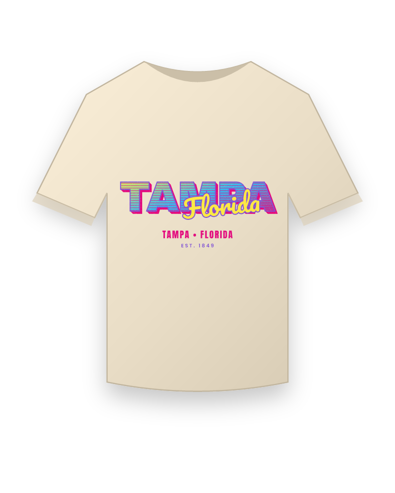 Tampa Music TV Organic Cotton Tee