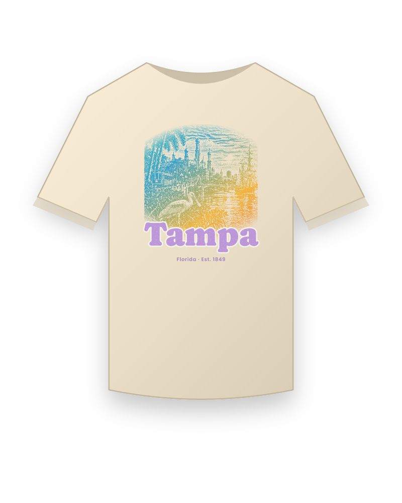 Tampa Minarets & Spoonbill Classic Tee