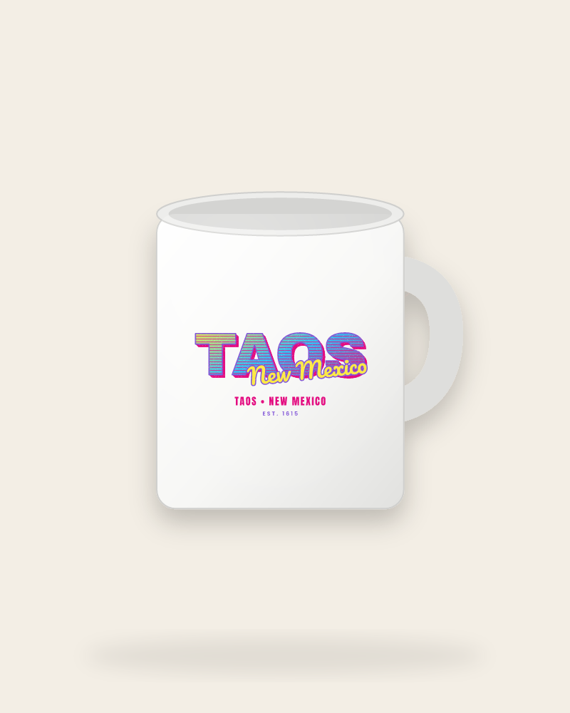 Taos Music TV Ceramic Mug 11oz