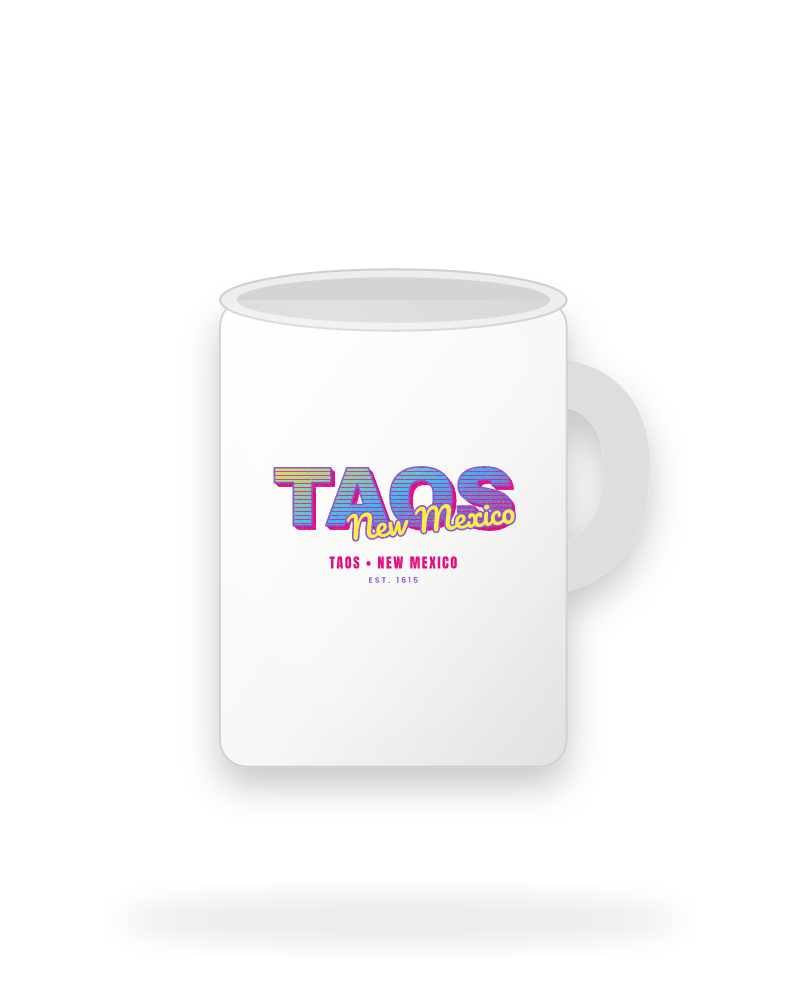 Taos Music TV Ceramic Mug 15oz