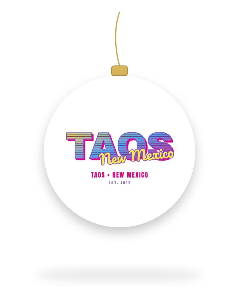 Taos Music TV Ceramic Ornament