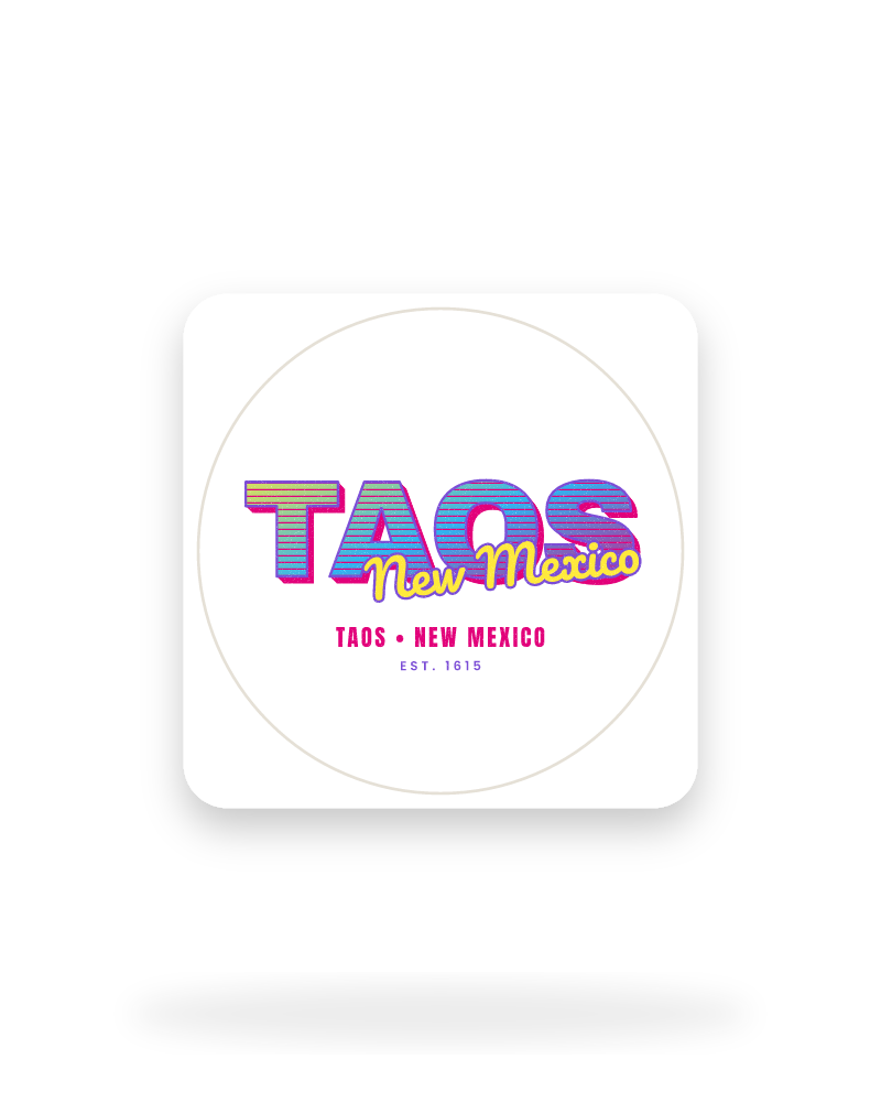 Taos Music TV Kiss-Cut Sticker