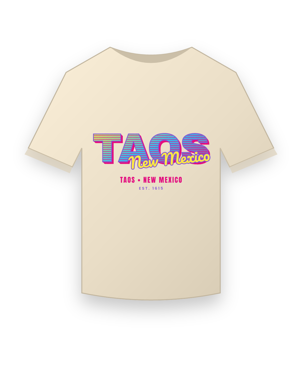 Taos Music TV Organic Cotton Tee in Natural