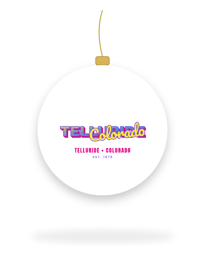 Telluride Music TV Ceramic Ornament