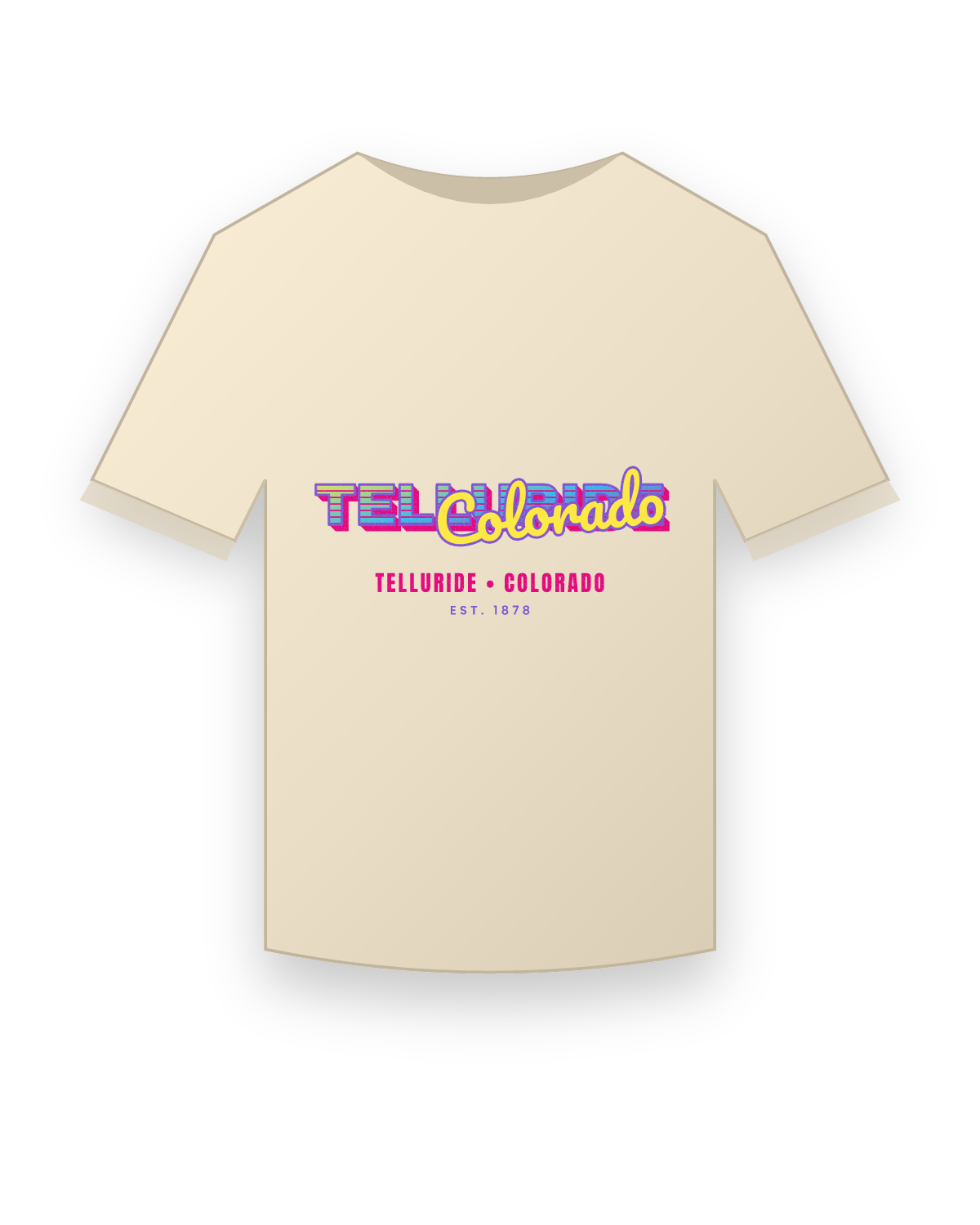 Telluride Music TV Organic Cotton Tee in Natural