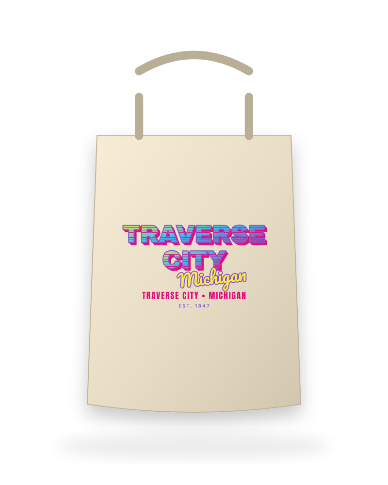 Traverse City Music TV Canvas Tote