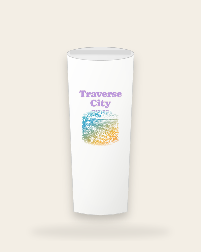 Traverse City Cherry Blossom Bay Insulated Tumbler 20oz