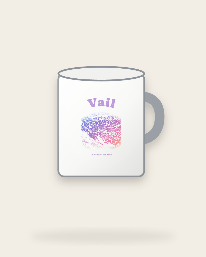 Vail Back Bowls Enamel Camp Mug