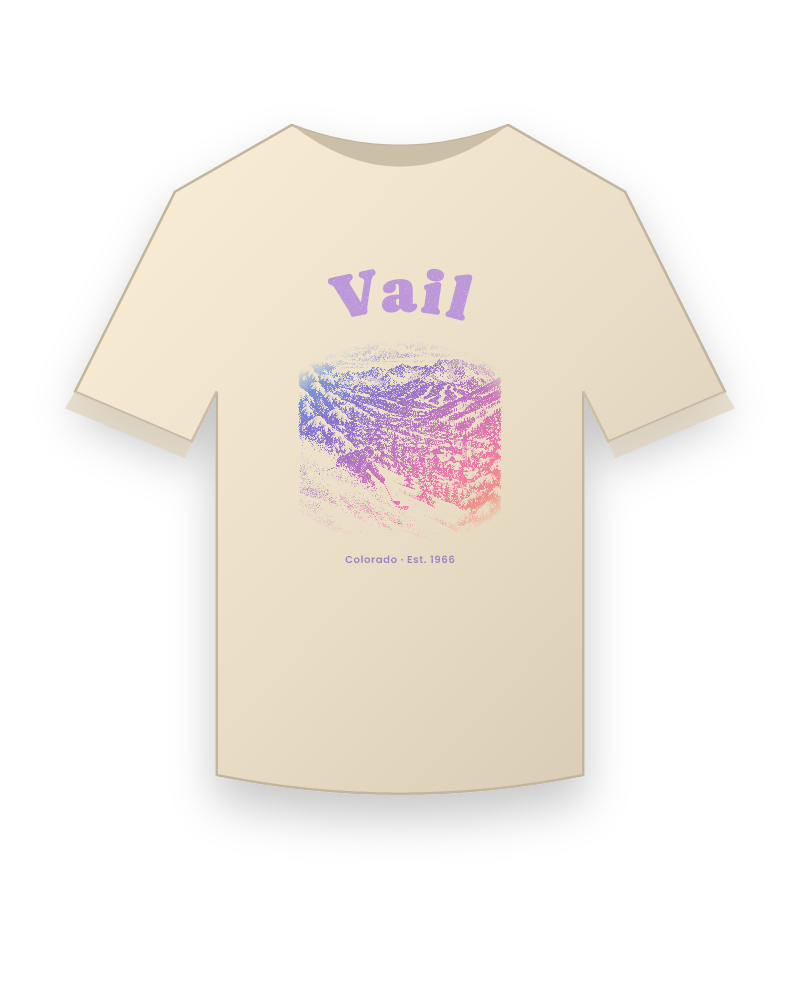 Vail Back Bowls Organic Cotton Tee