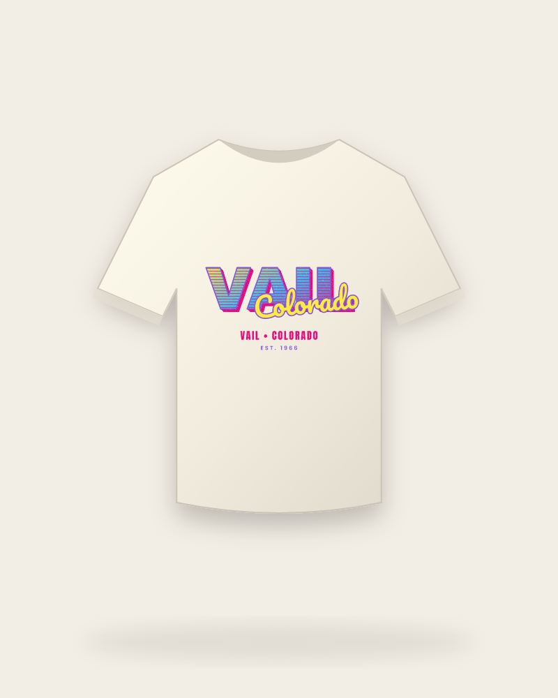 Vail Music TV Vintage Wash Tee