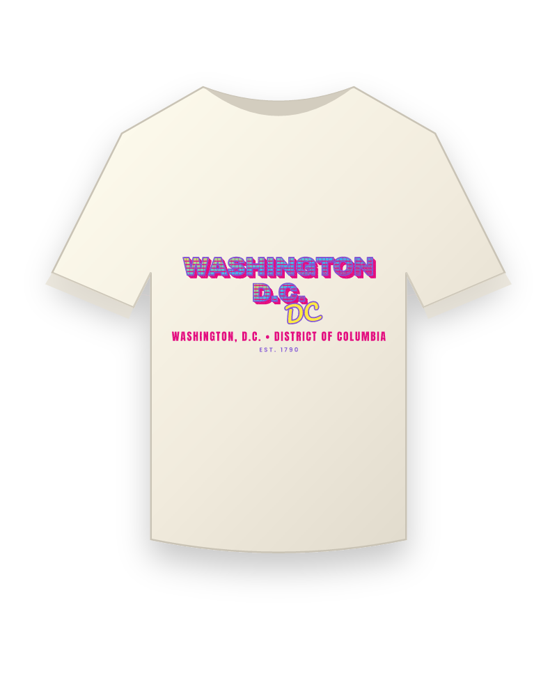 Washington, D.C. Music TV Vintage Wash Tee