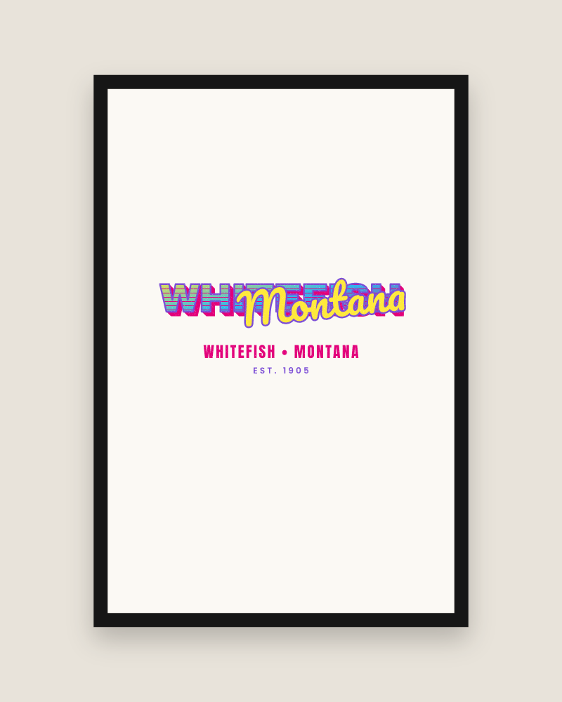 Whitefish Music TV Matte Poster