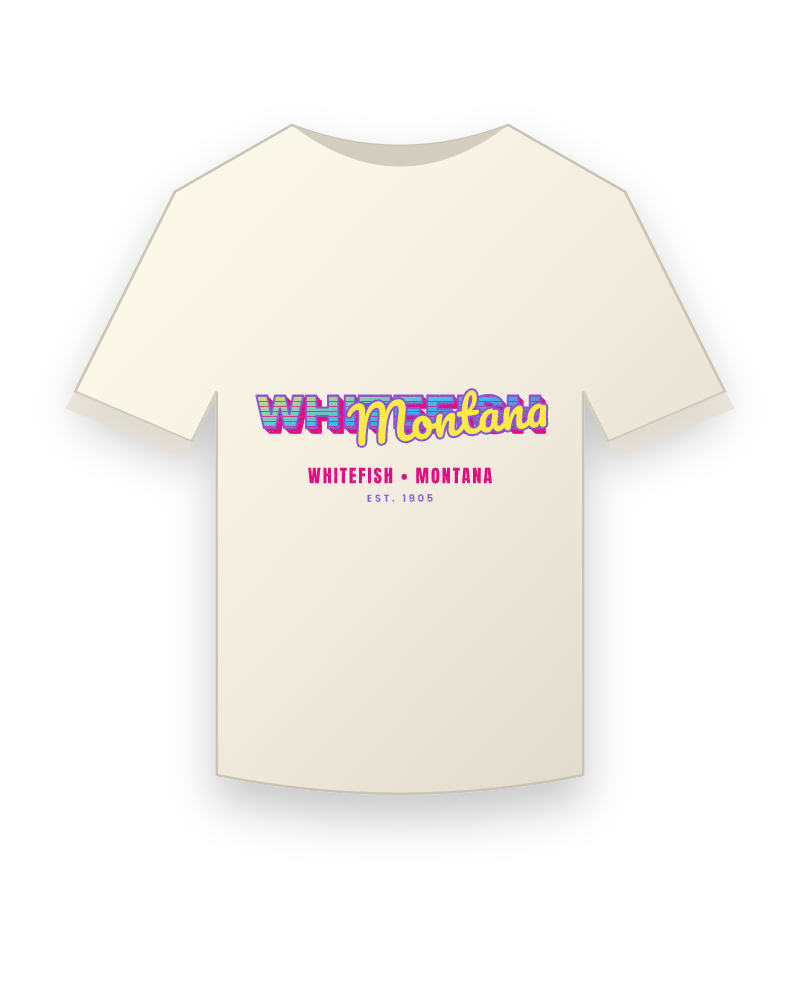 Whitefish Music TV Vintage Wash Tee