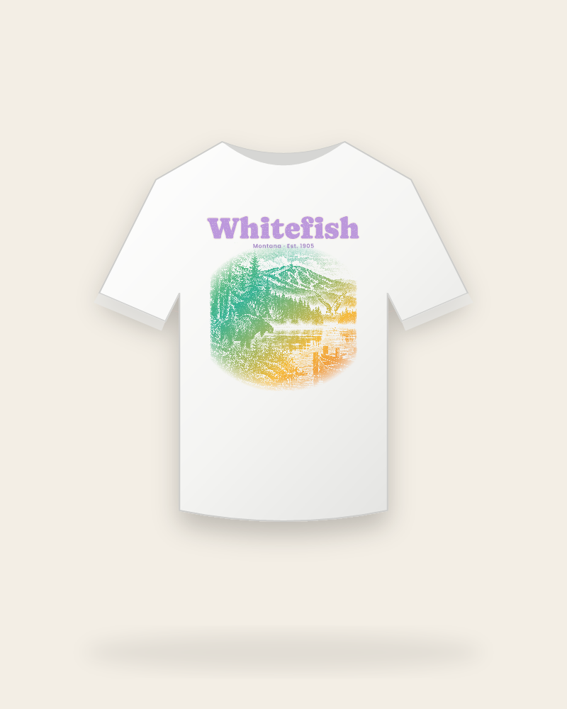 Whitefish Lake Moose Youth Tee