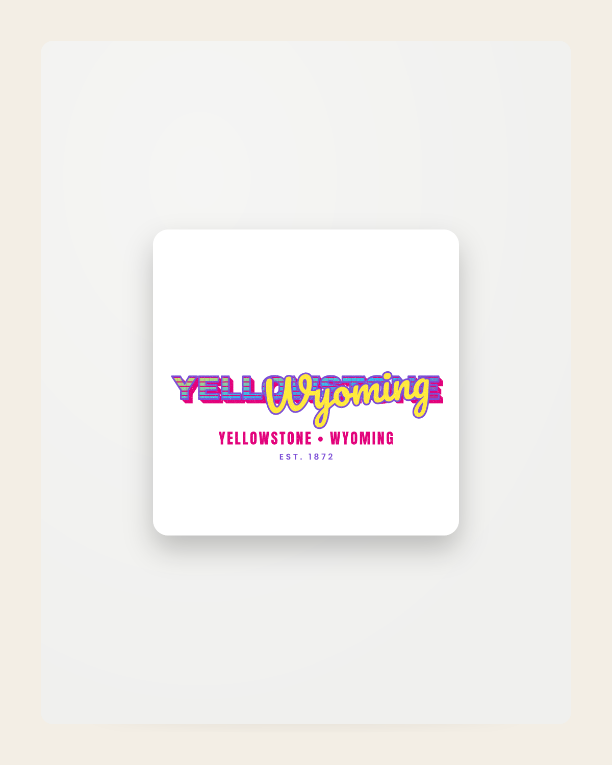Yellowstone Music TV Fridge Magnet in White