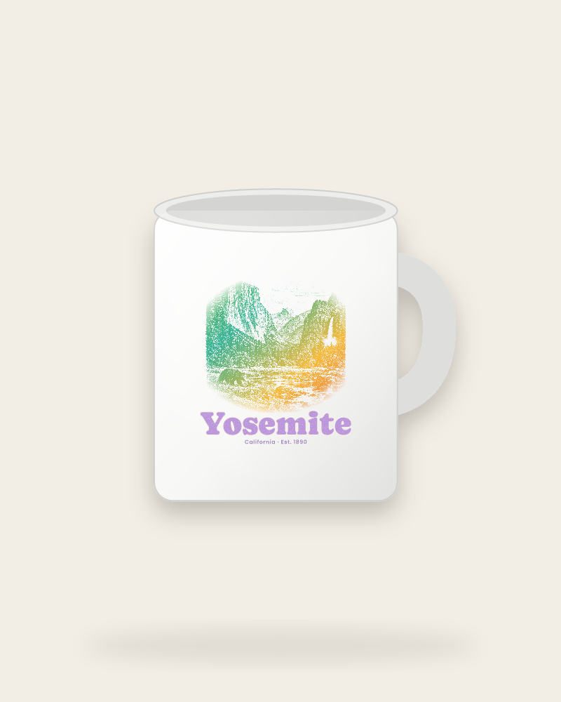 Yosemite Tunnel View Ceramic Mug 11oz