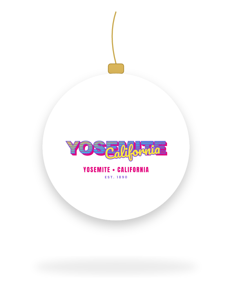 Yosemite Music TV Ceramic Ornament