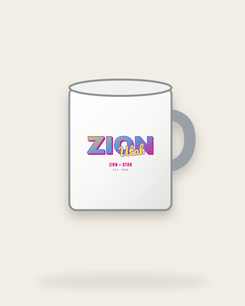 Zion Music TV Enamel Camp Mug