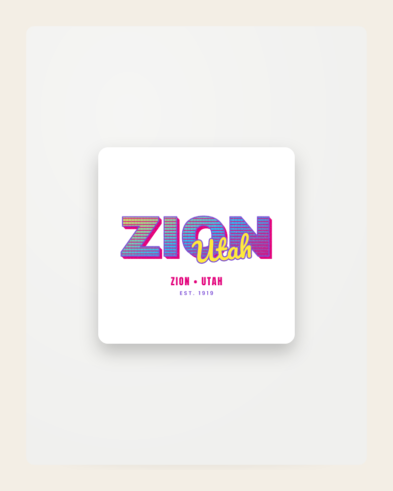 Zion Music TV Fridge Magnet