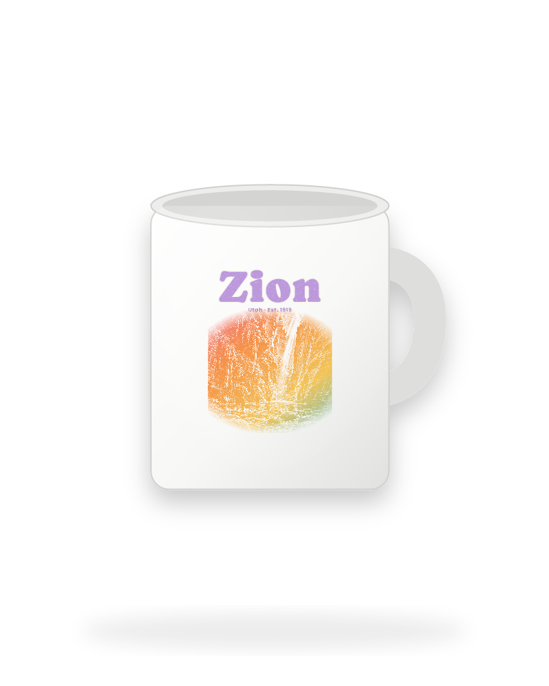 Zion The Narrows Ceramic Mug 11oz