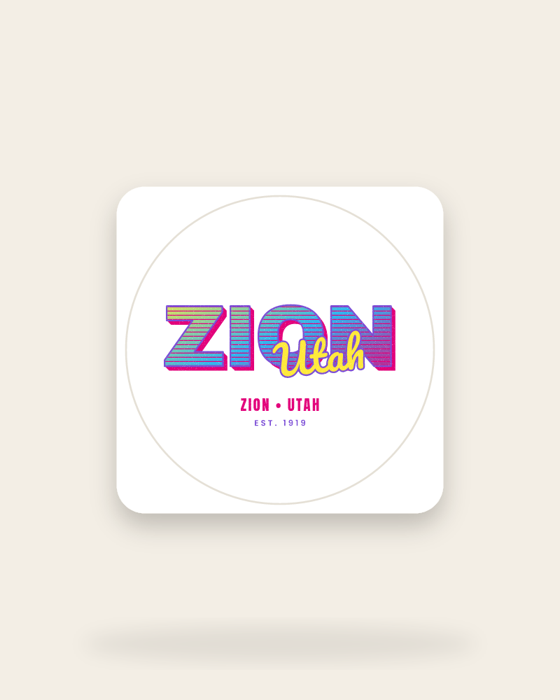 Zion Music TV Kiss-Cut Sticker
