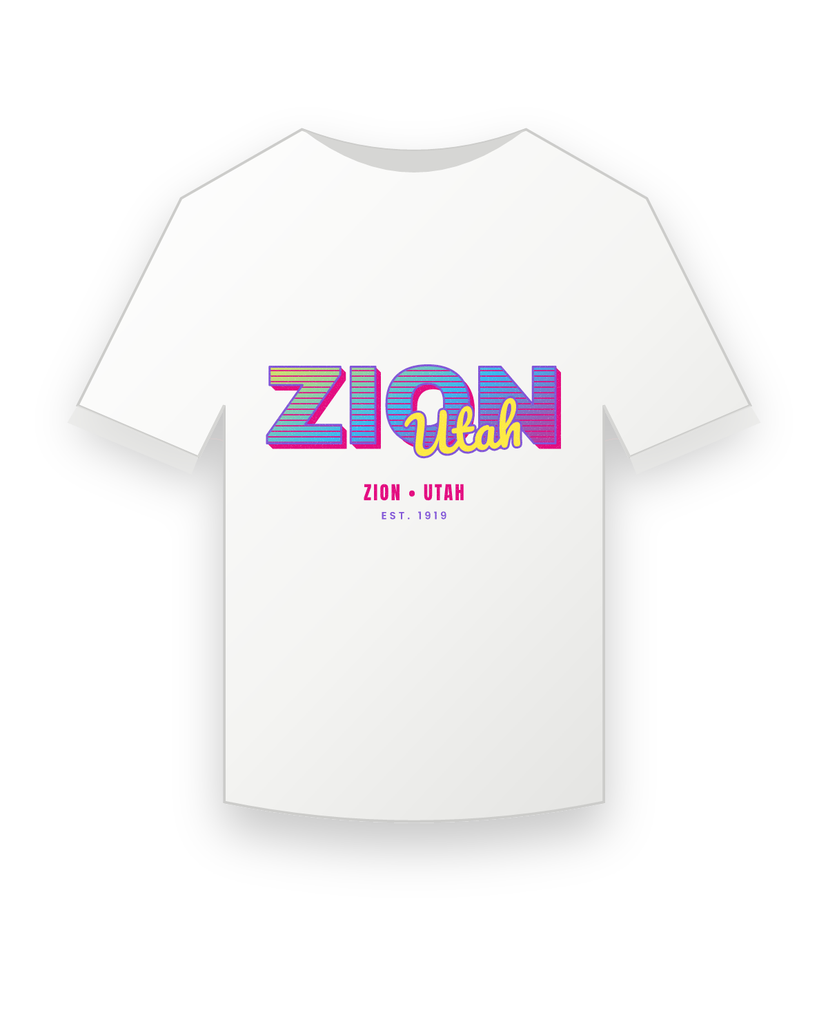 Zion Music TV Youth Tee in White
