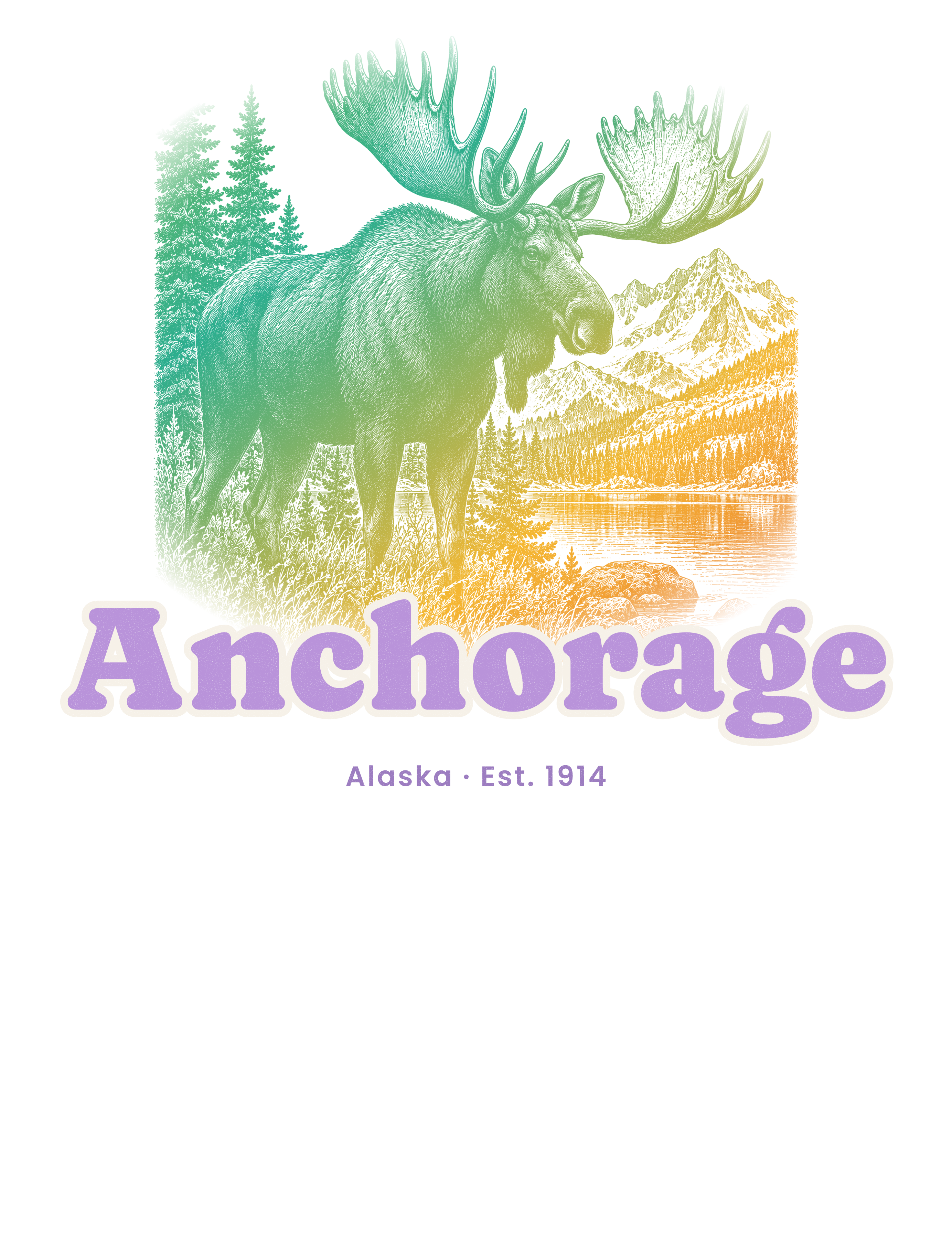 Anchorage Bull Moose artwork