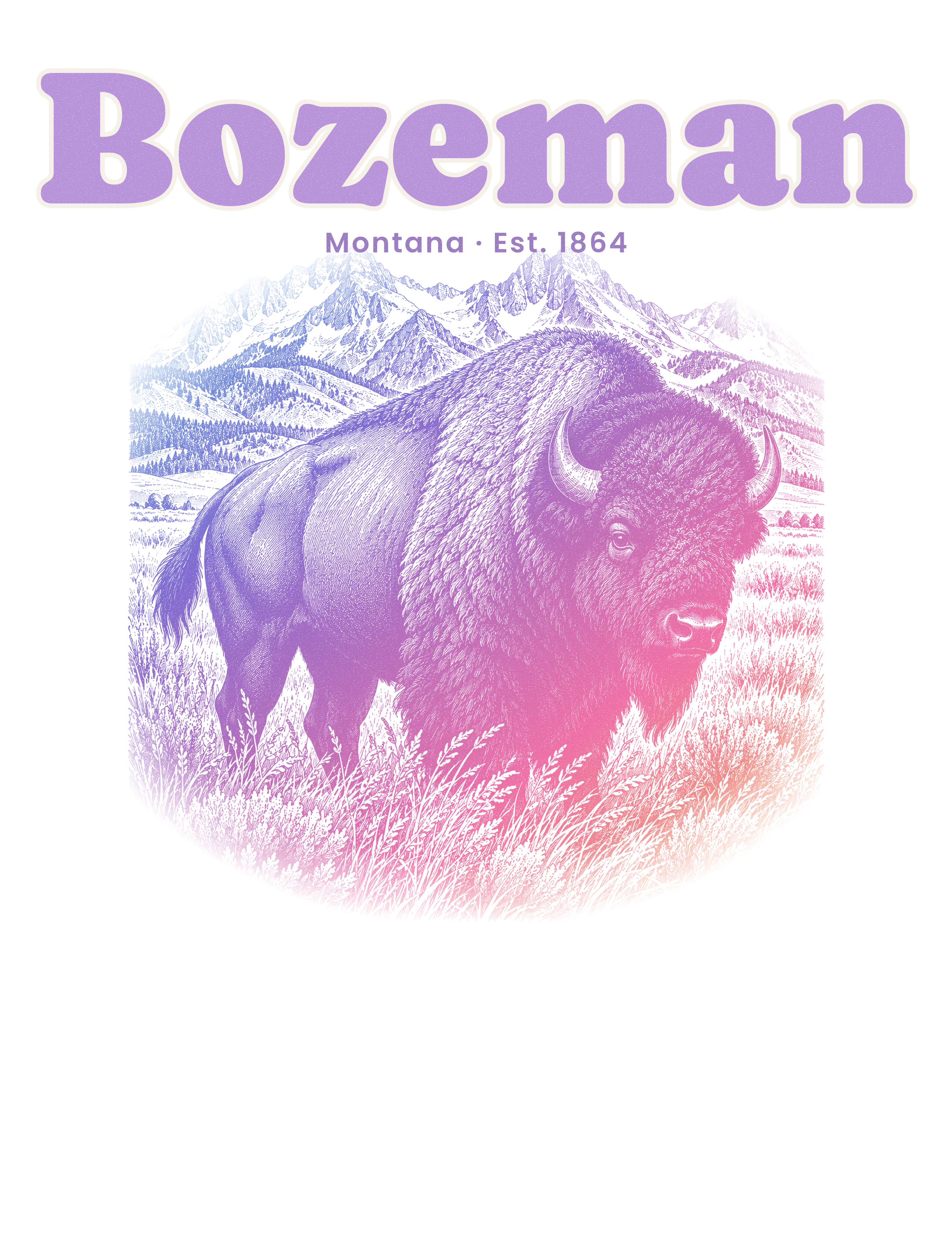 Bozeman Bison artwork