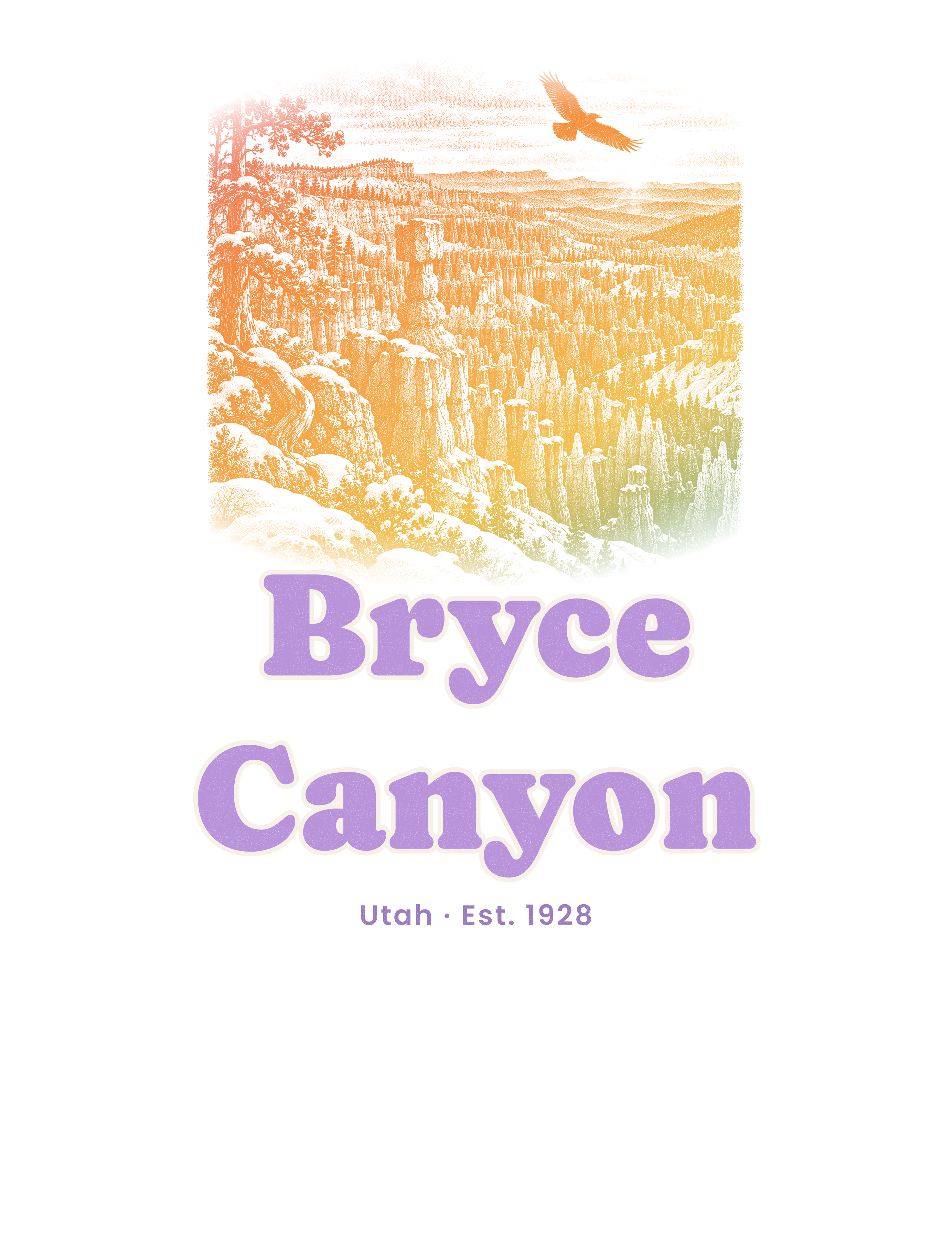 Bryce Canyon Hoodoos at Dawn artwork