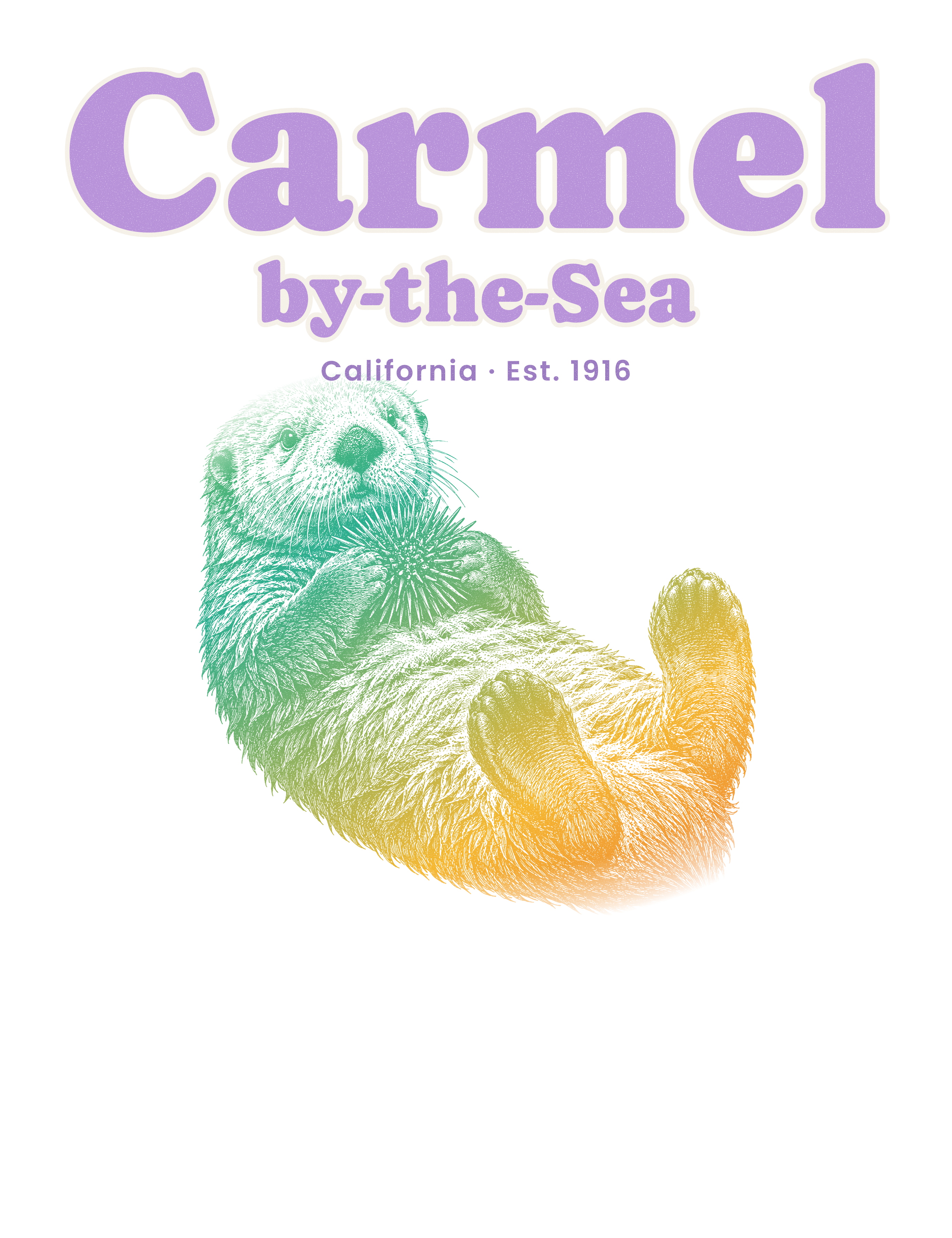 Carmel-by-the-Sea Sea Otter artwork