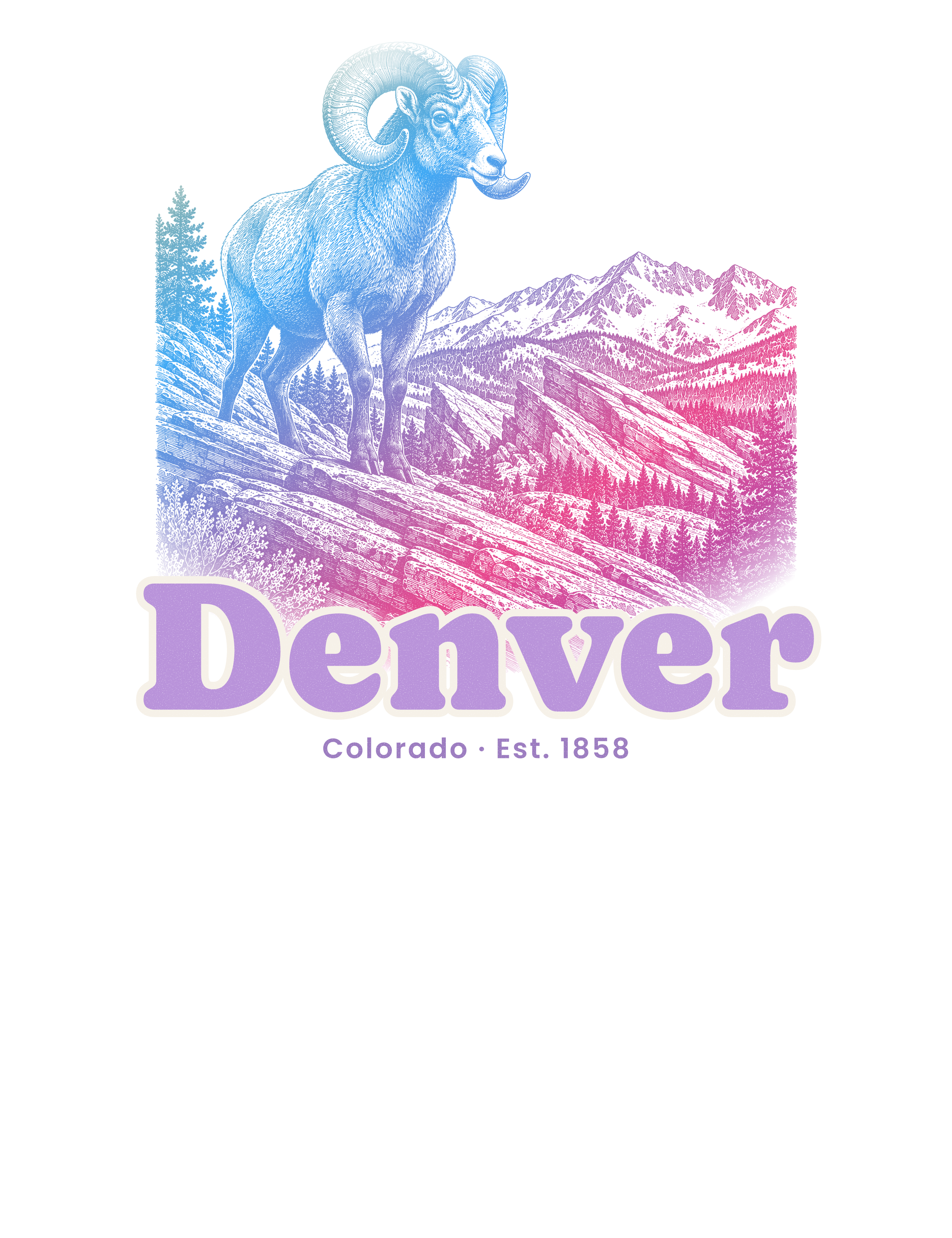 Denver Bighorn Ram artwork