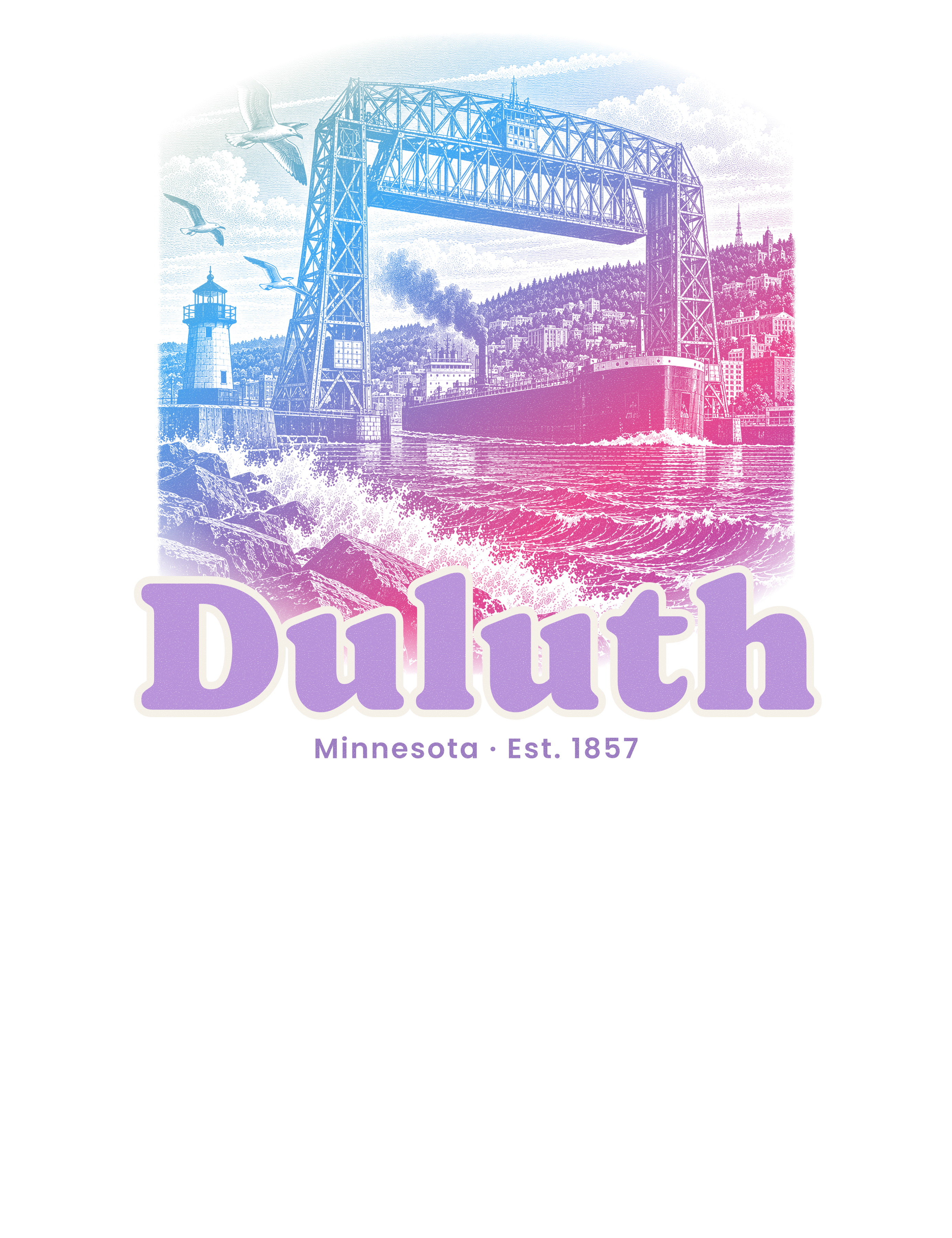 Duluth Lift Bridge artwork