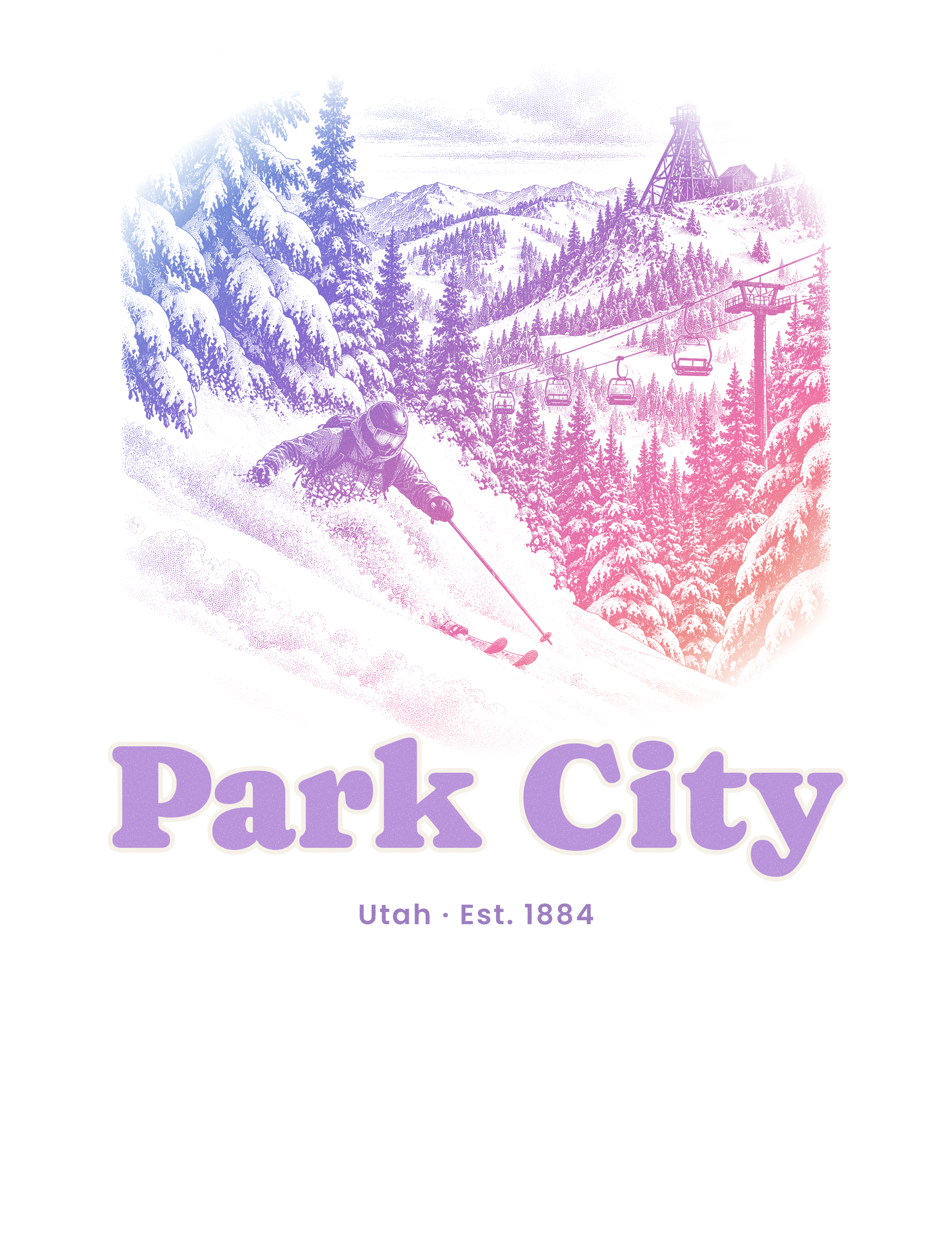 Park City Powder Day artwork