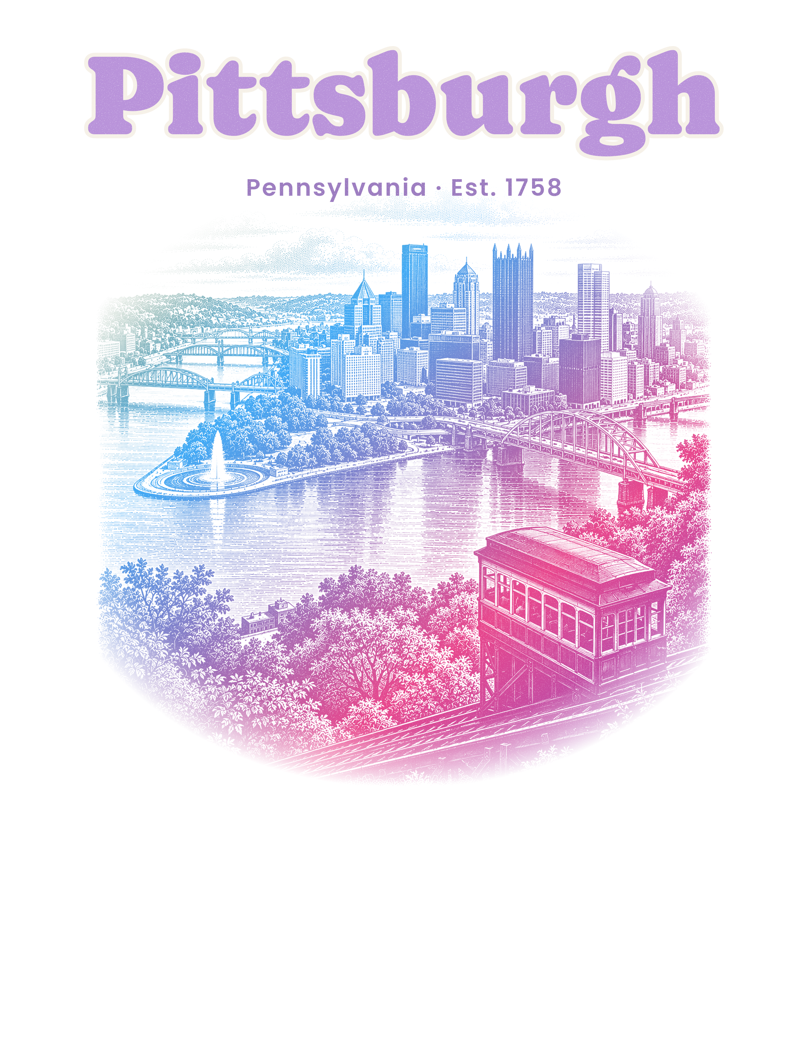 Pittsburgh Incline View artwork