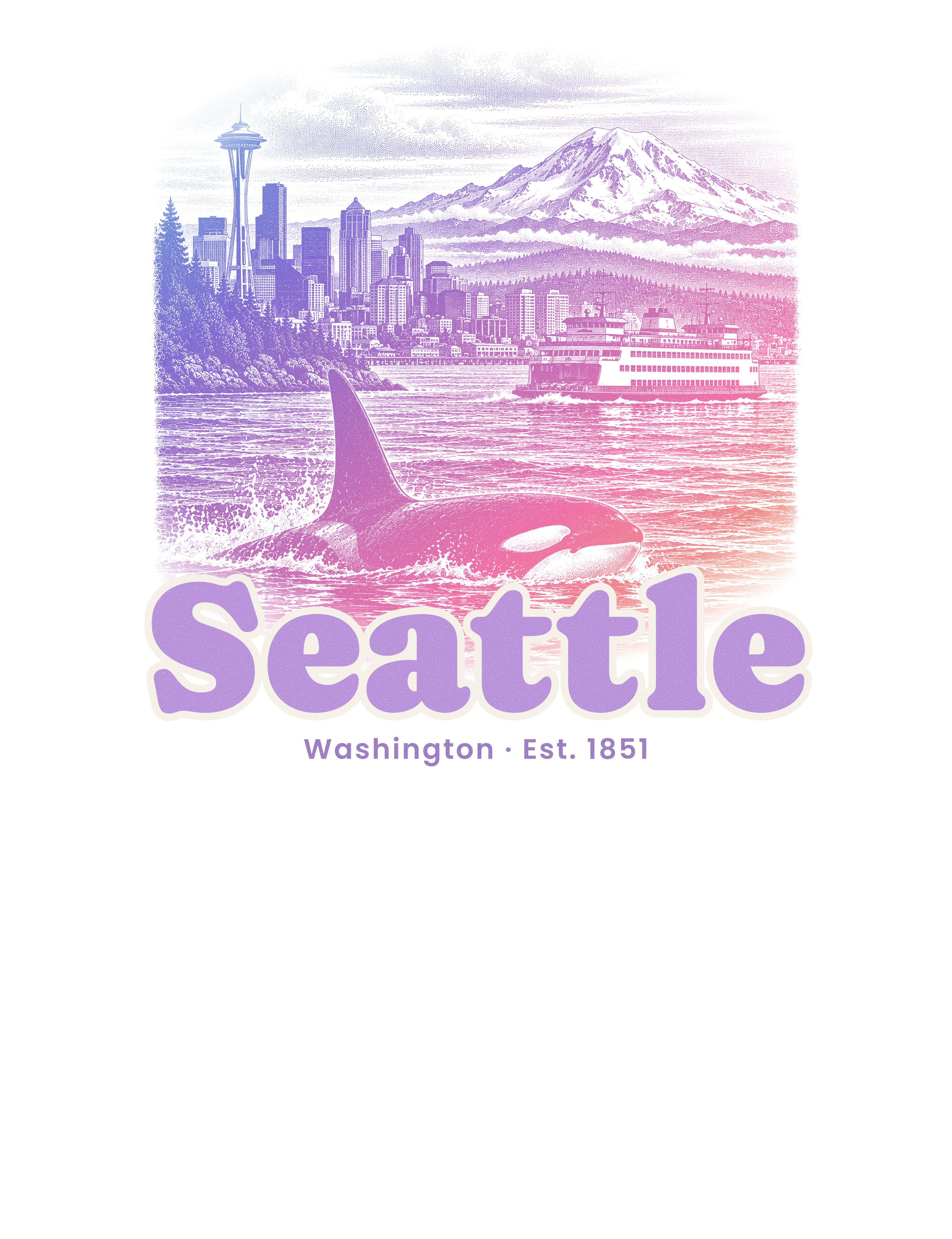 Seattle Sound Orca artwork
