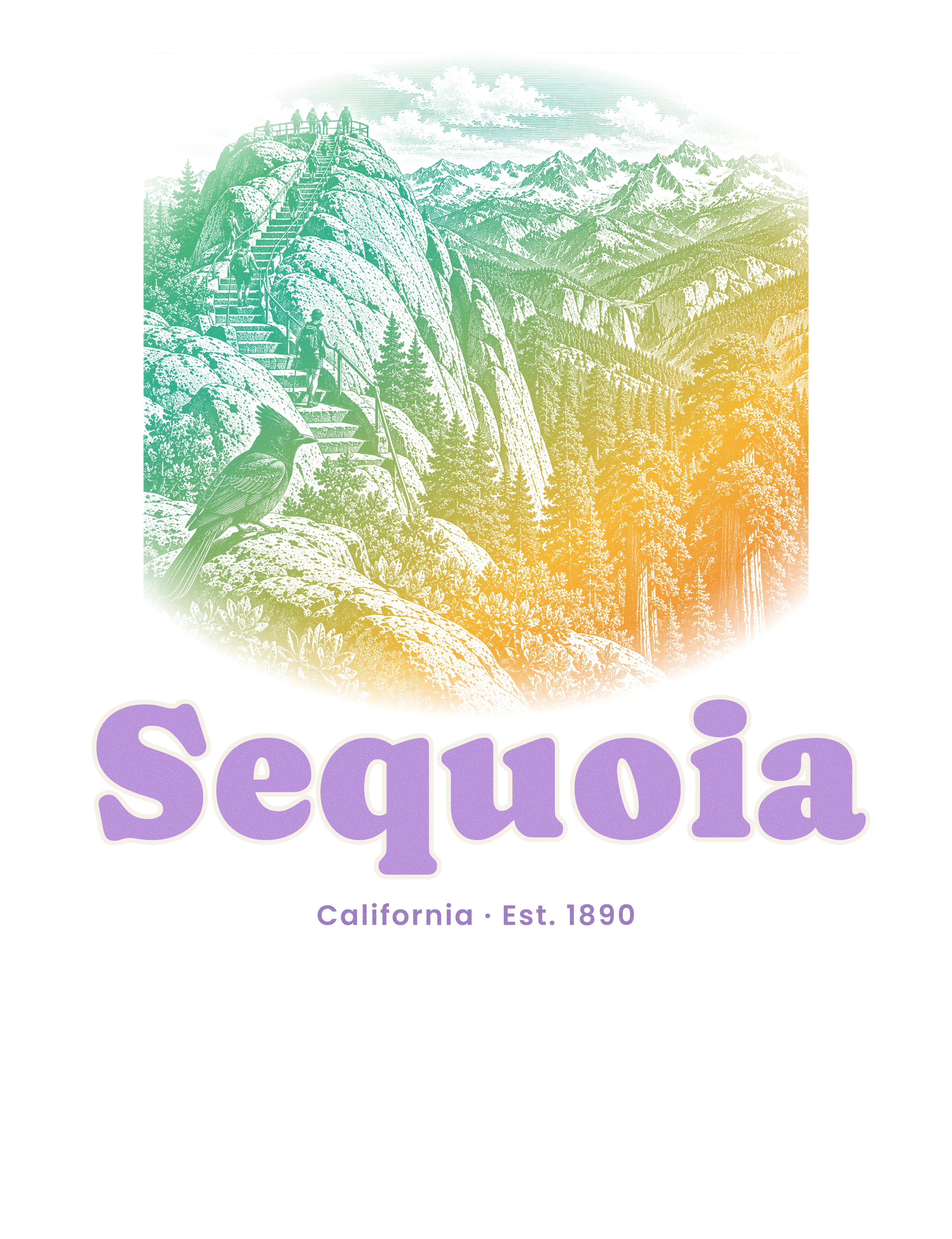 Sequoia Moro Rock artwork