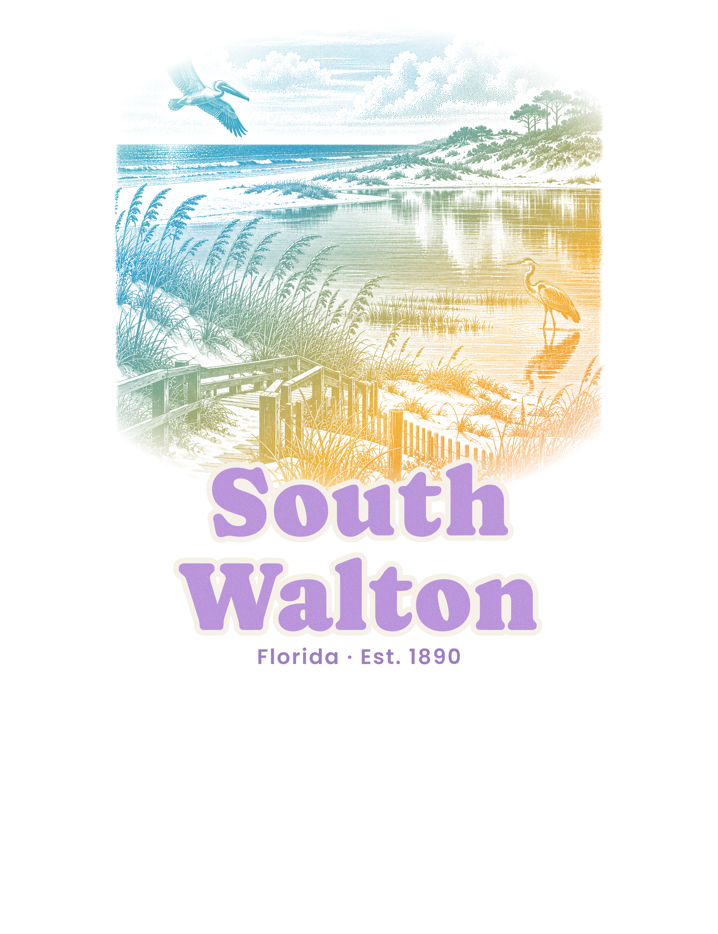 South Walton Dune Lake artwork