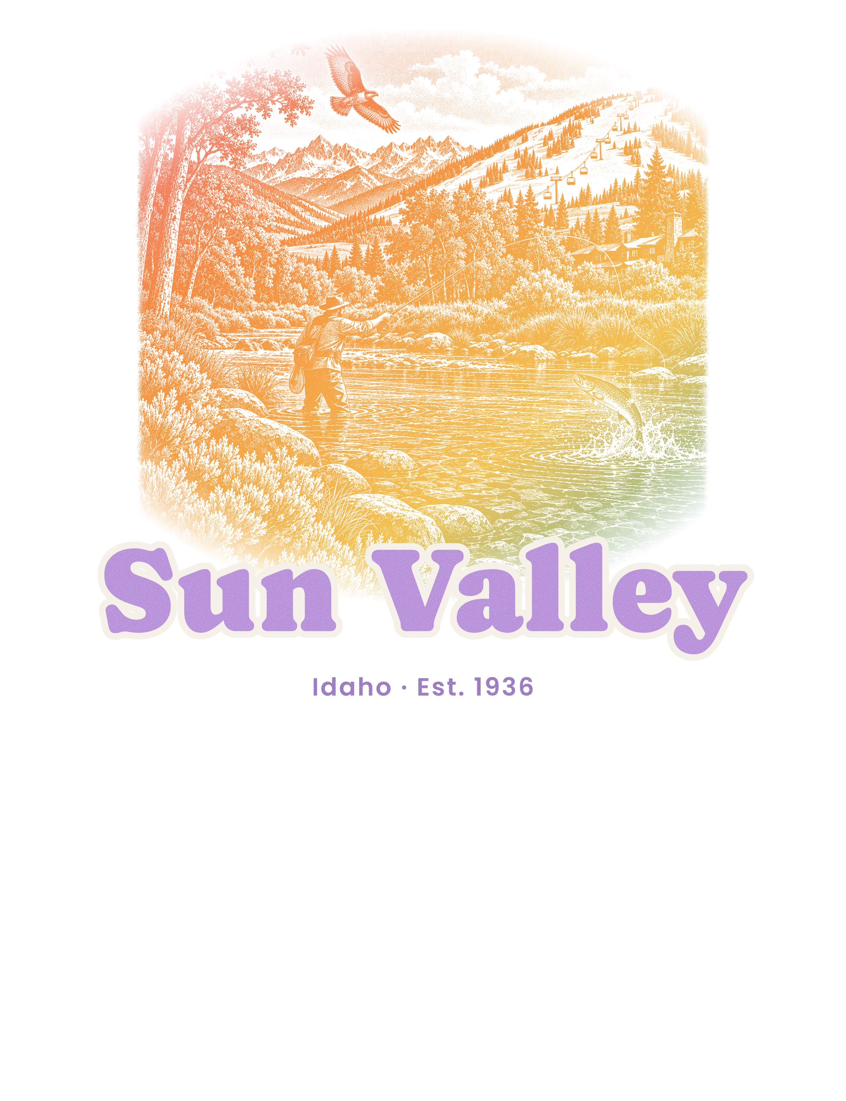 Sun Valley River Cast artwork