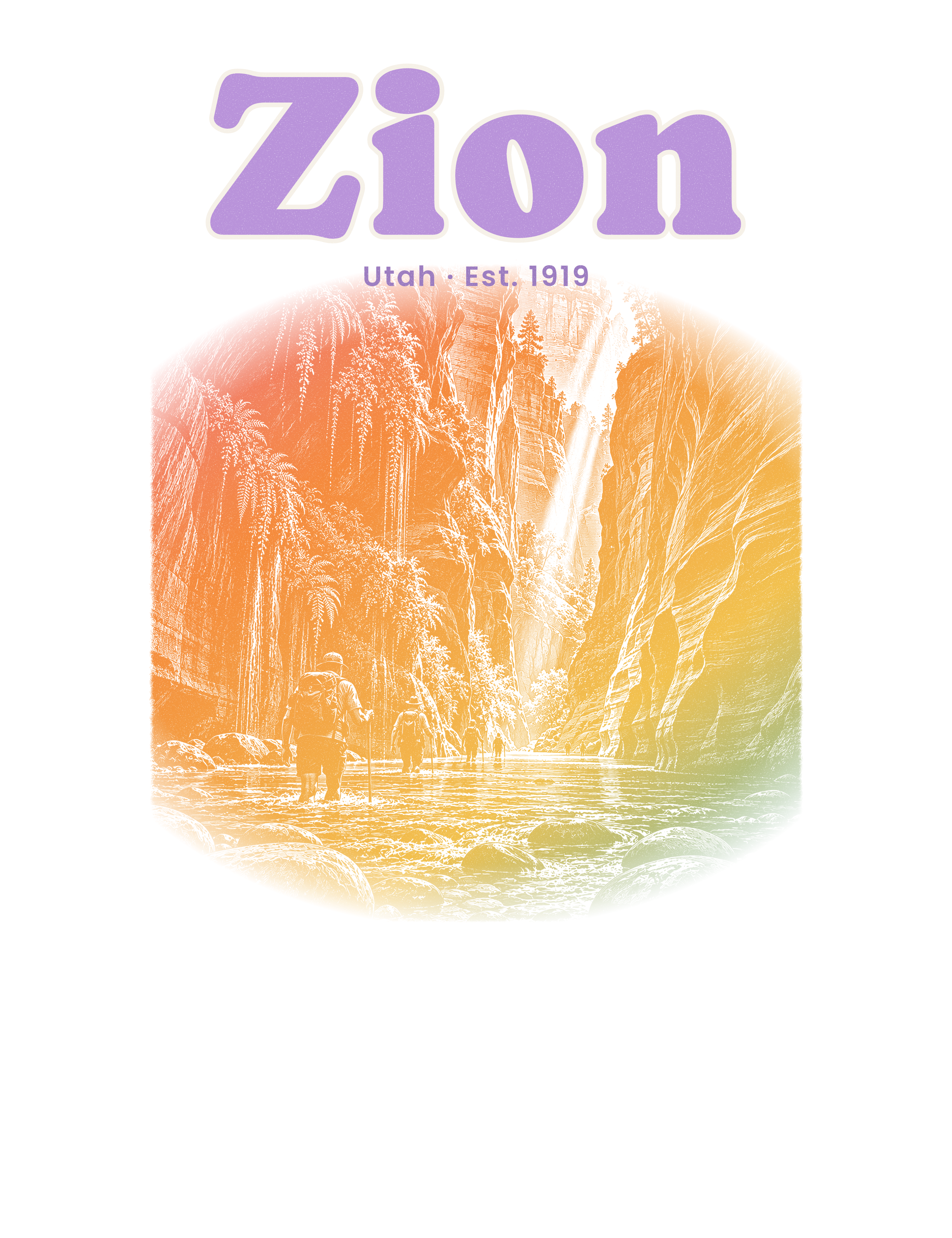 Zion The Narrows artwork