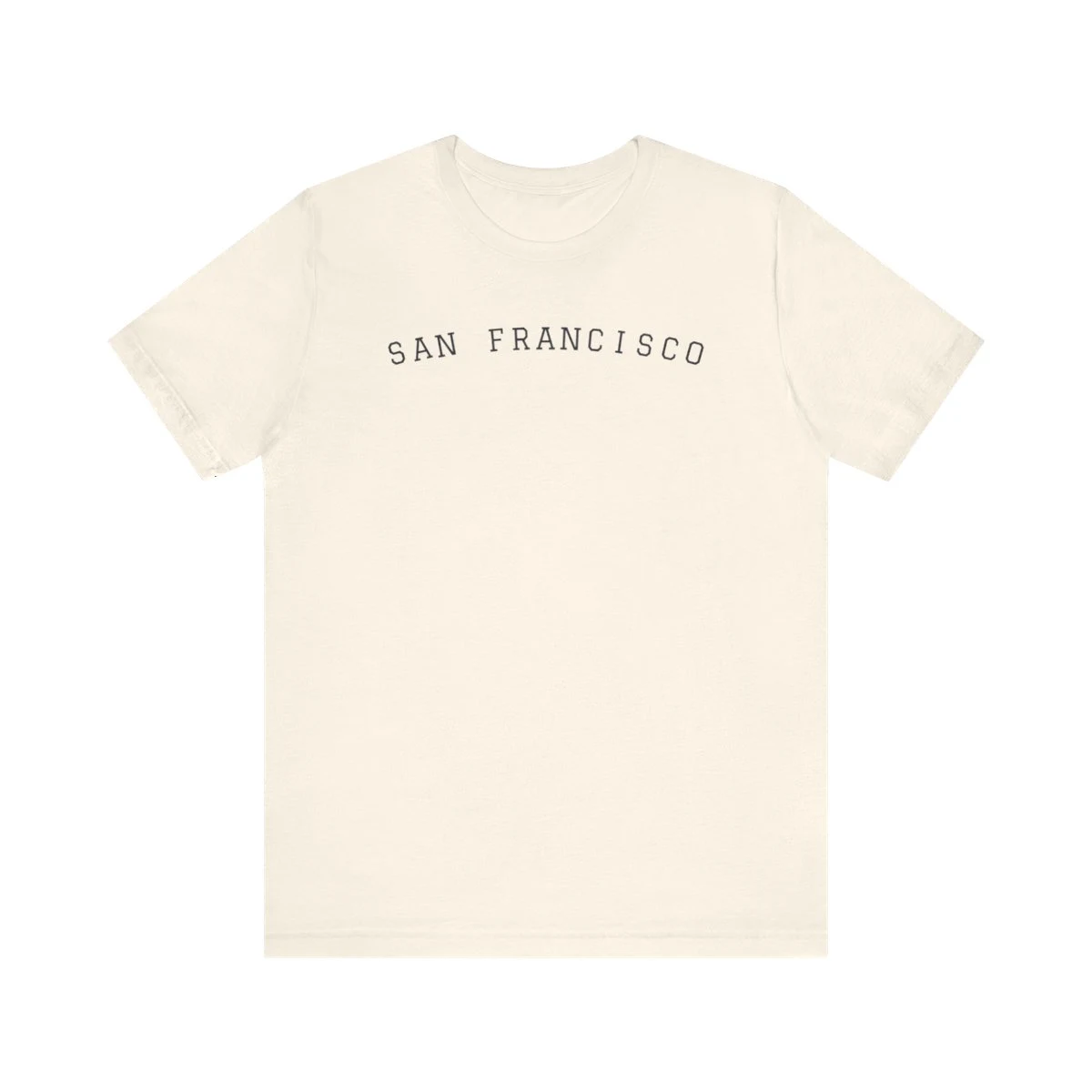 San Francisco Varsity College Classic Tee in Natural