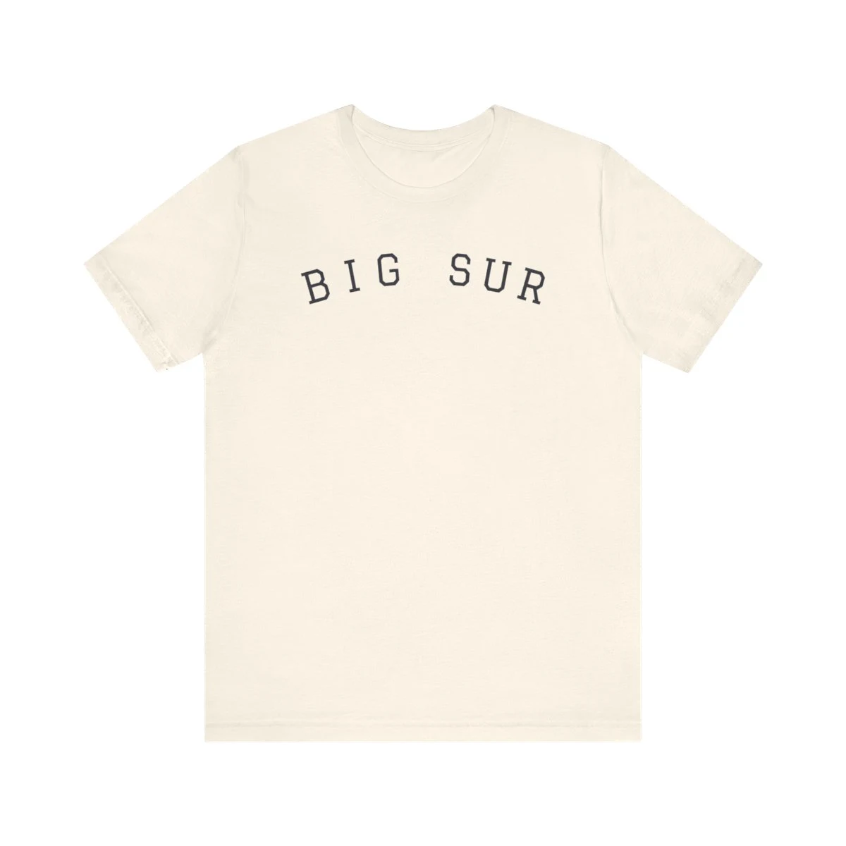 Big Sur Varsity College Classic Tee in Natural