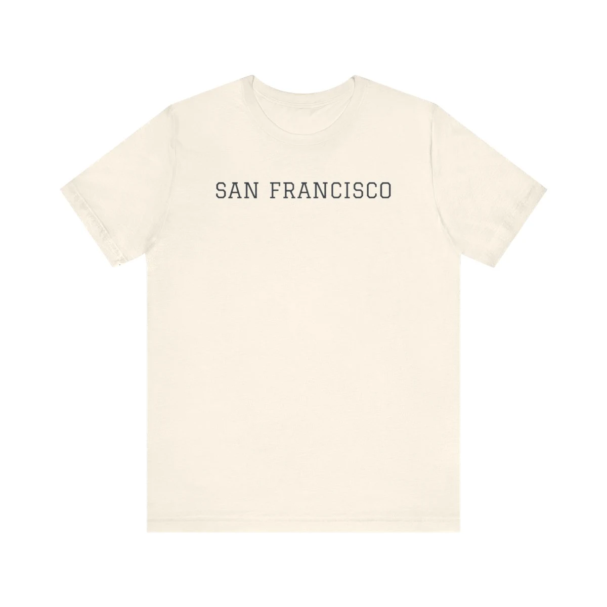 San Francisco Varsity Classic Tee in Natural