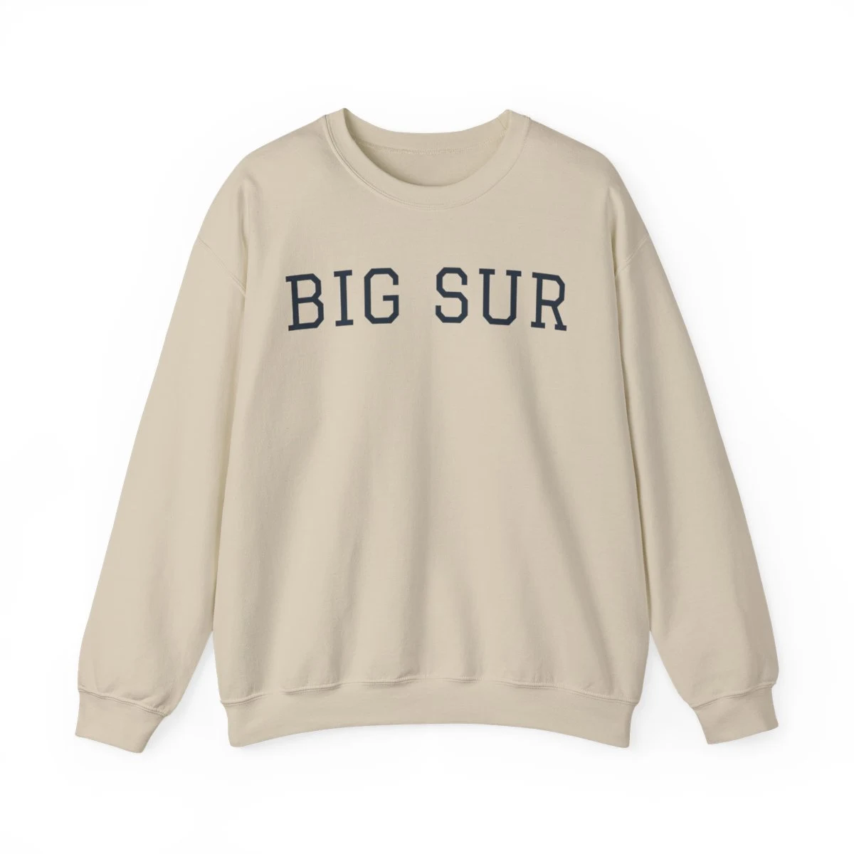 Big Sur Varsity Crewneck Sweatshirt in Sand