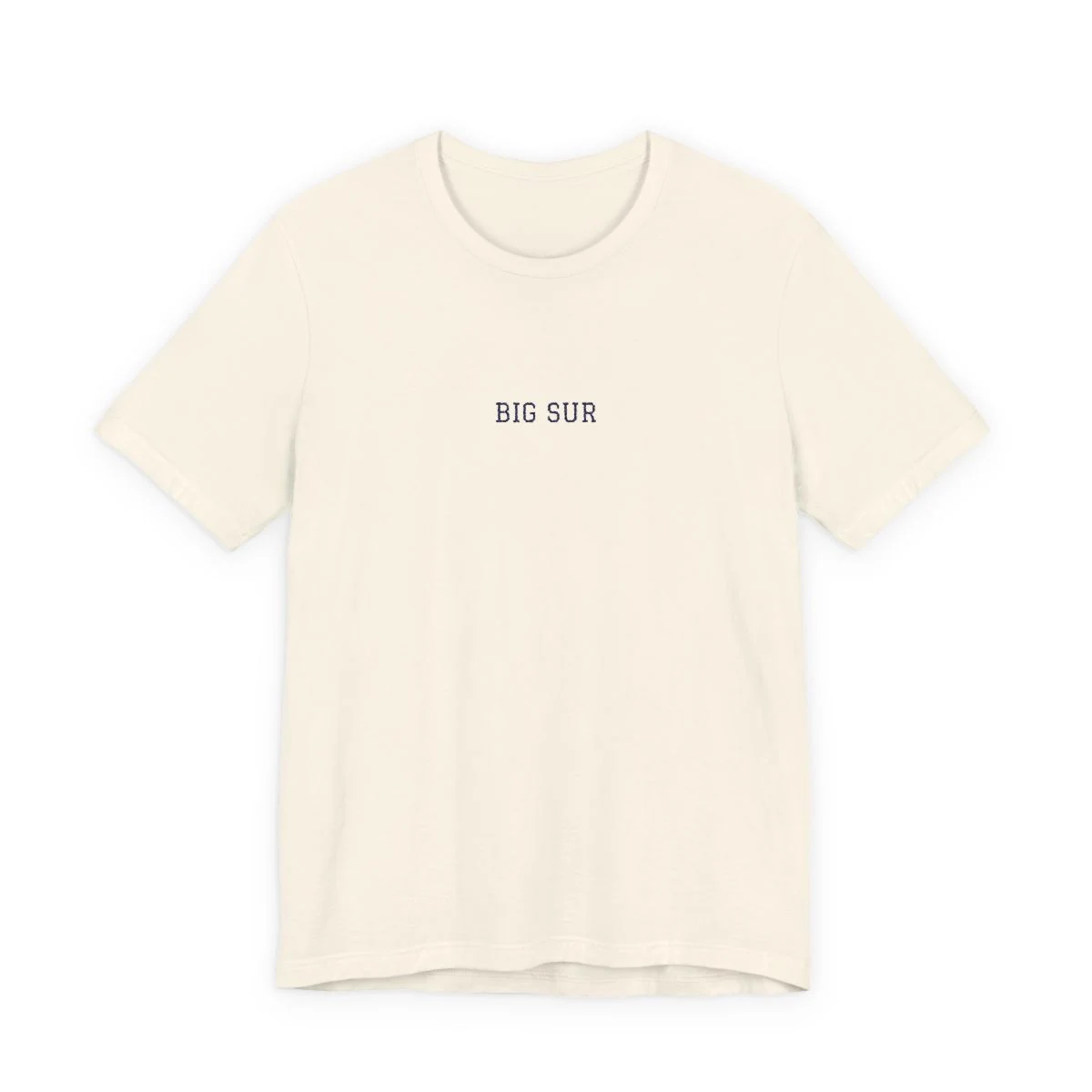 Big Sur Varsity Embroidery Classic Tee in Natural